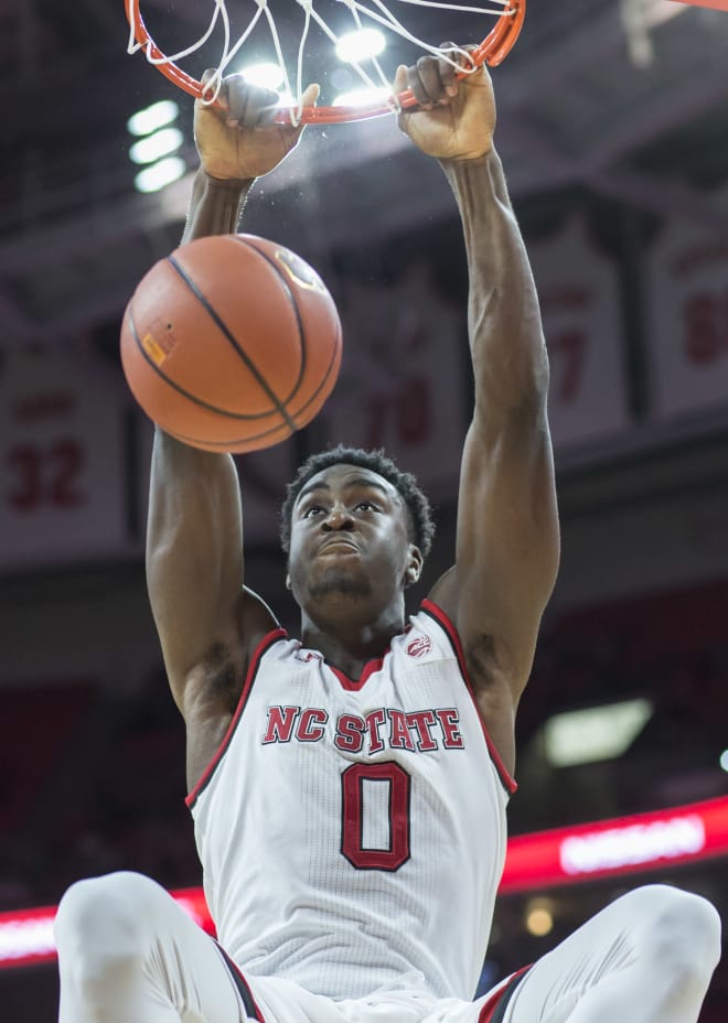 NC State junior power forward Abdul-Malik Abu had 20 points and 11 rebounds in a 104-78 win over No. 21-ranked Virginia Tech on Wednesday at PNC Arena in Raleigh.