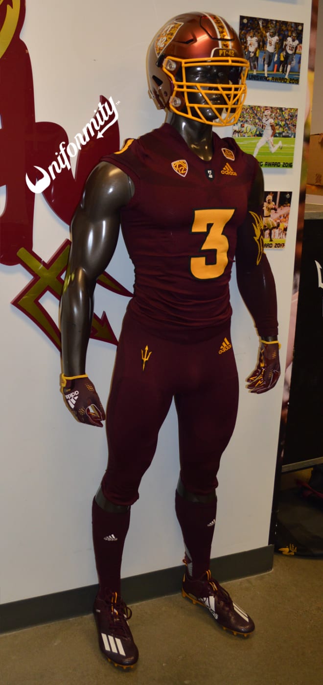 HOT] New Arizona State Sun Devils Custom Jersey Maroon