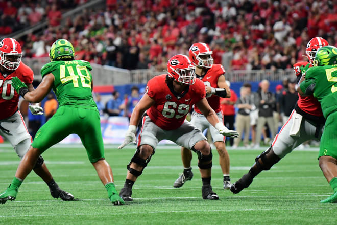 Tate Ragledge and Georgia's offensive line will look to make corrections against Missouri.