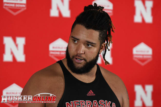 Nebraska defensive lineman Mosai Newsom