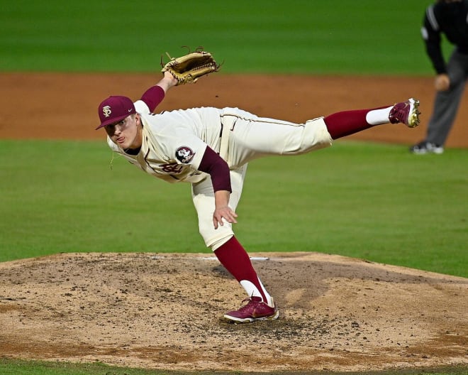 Redshirt freshman left-hander Parker Messick threw eight shutout innings Friday night against Virginia.