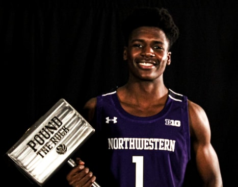 Jordan Clayton visited Northwestern on Aug. 1-3.