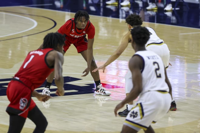 NC State Wolfpack basketball Cam Hayes and Dereon Seabron