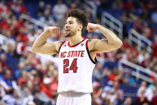 NC State Wolfpack basketball guard Devon Daniels 