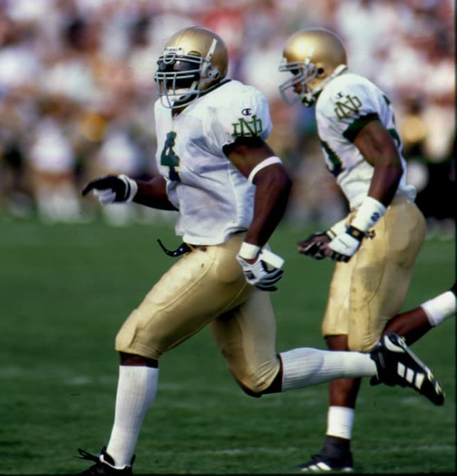 Kory Minor (1995-98) is Notre Dame's top linebacker recruit from California.