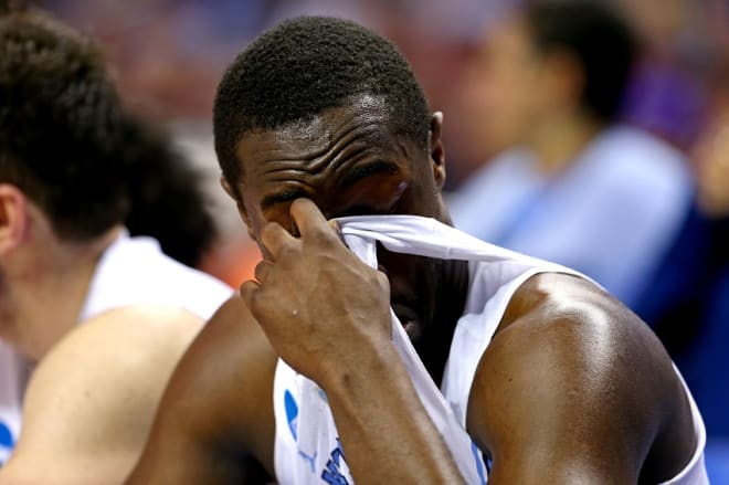 Theo Pinson's tears late in UNC's loss Sunday tells the whole story about how the Tar Heels played versus Texas A&M.
