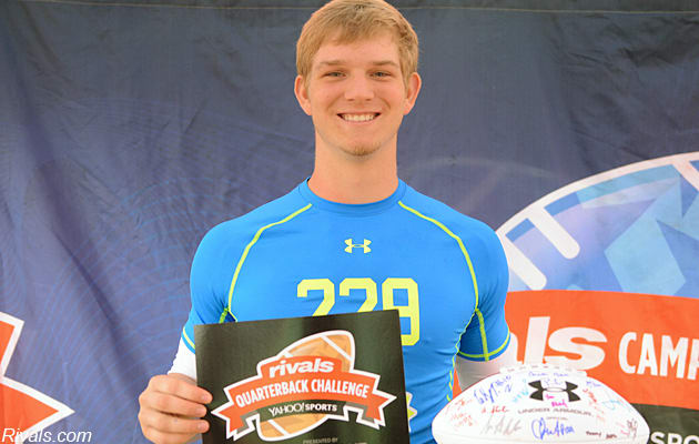 Chase Brice earned a spot in the Finals of the Rivals Quarterback Challenge in Baltimore.