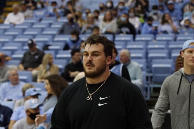 Corey Gaynor was one of three transfer portal visitors at UNC this weekend