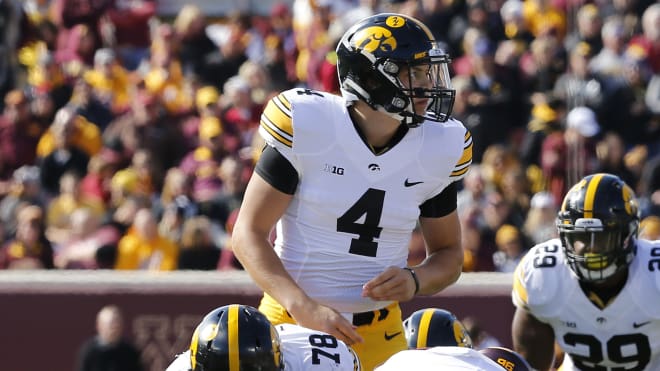 Iowa quarterback Nate Stanley and the Hawkeyes will invade Ann Arbor for a noon contest Saturday.