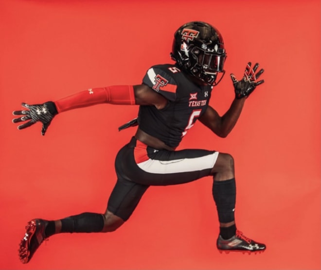 Alief Taylor WR Tyler King on his official visit at Texas Tech