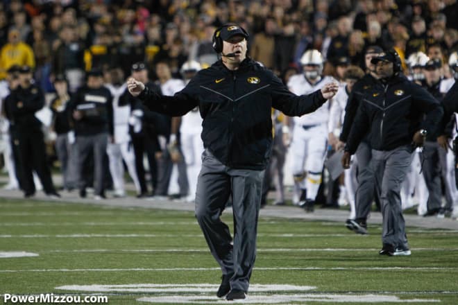 Missouri coach Barry Odom said responsibility for Saturday's loss at Wyoming "starts with me."