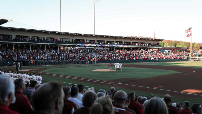 Baum-Walker Stadium.