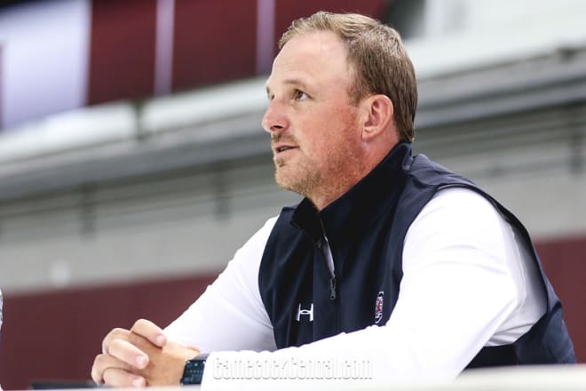 South Carolina offensive coordinator Marcus Satterfield