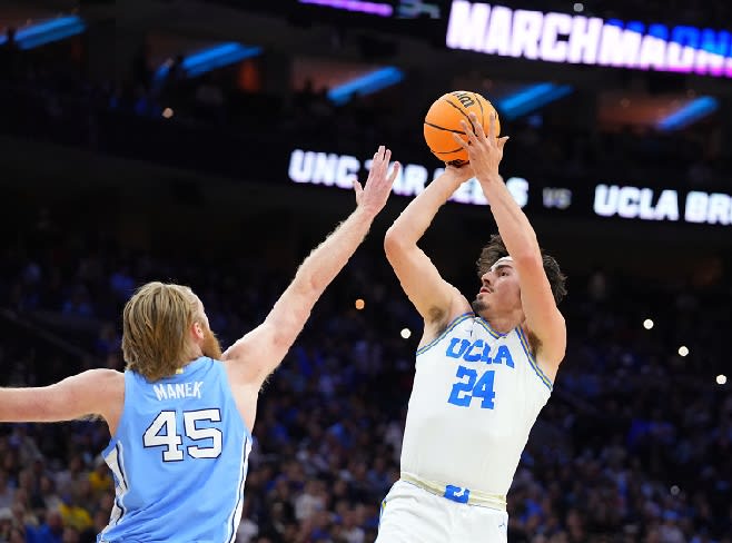 Brady Manek held UCLA's Jaime Jaquez to 1-for-11 shooting in the second half in the Sweet 16.