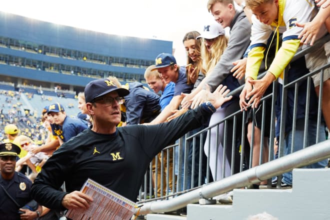 Michigan Wolverines football head coach Jim Harbaugh is churning out NFL talent.