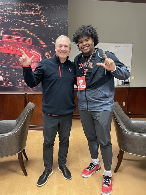 Amarillo OL Erik Gray on his visit to Lubbock this past weekend