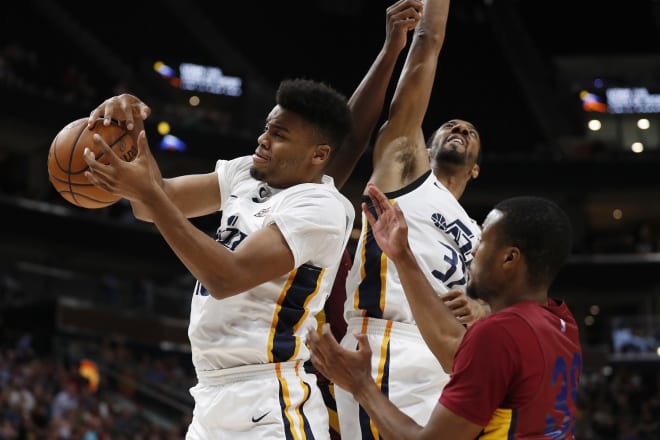Former Indiana Hoosiers basketball forward Juwan Morgan recently wrapped up his NBA summer league stint with the Utah Jazz and is now looking for an NBA training camp event. 