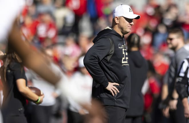 Purdue coach Jeff Brohm
