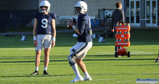 Penn State Nittany Lions football quarterback Sean Clifford participated at Wednesday's practice.