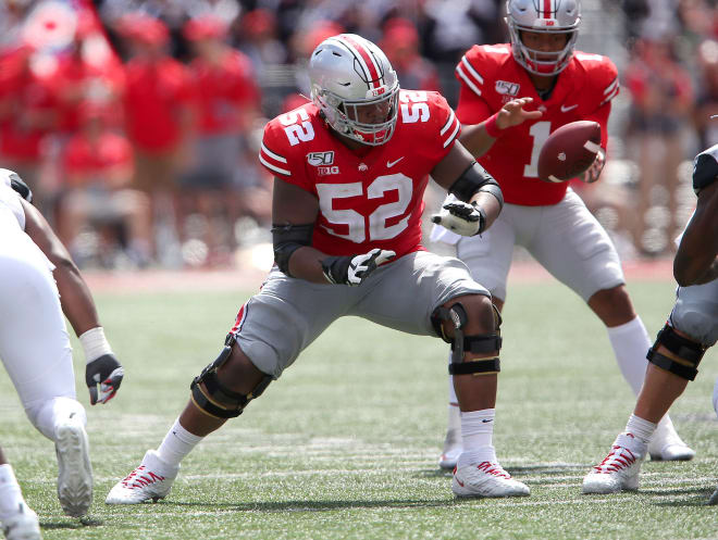 Davis is the second Buckeye offensive lineman to be selected on Friday.