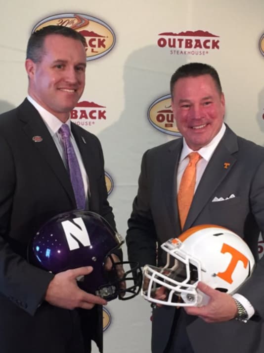 Friends Butch Jones and Pat Fitzgerald square off Friday