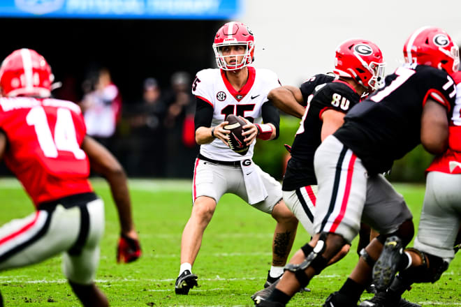 Carson Beck Spring Game  Georgia Football 2023 