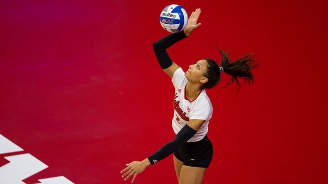 Nebraska defensive specialist Kenzie Knuckles