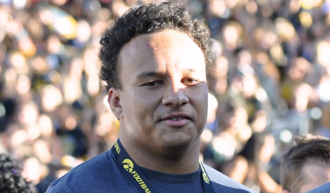 Kendrick Green made his official visit with the Iowa Hawkeyes this weekend.