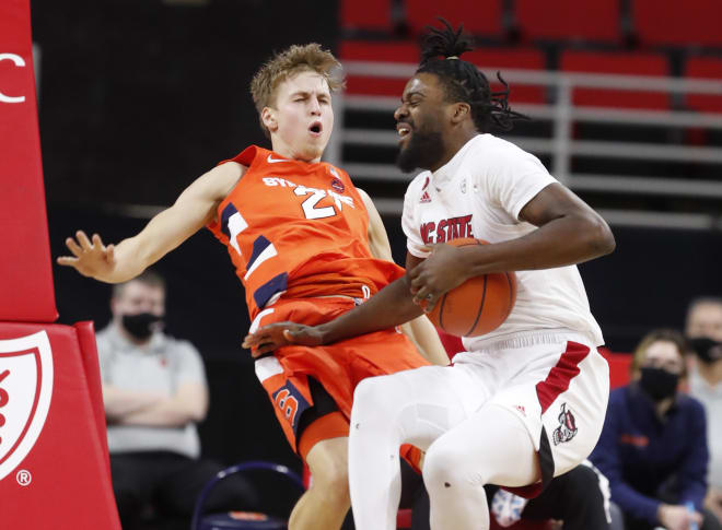 NC State Wolfpack basketball forward DJ Funderburk