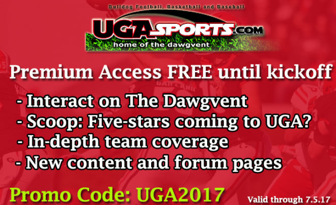 Get 67 days of the best Georgia football and recruiting coverage for FREE