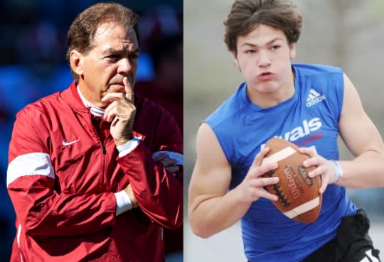 Nick Saban has just one commitment from the Class of 2021 
