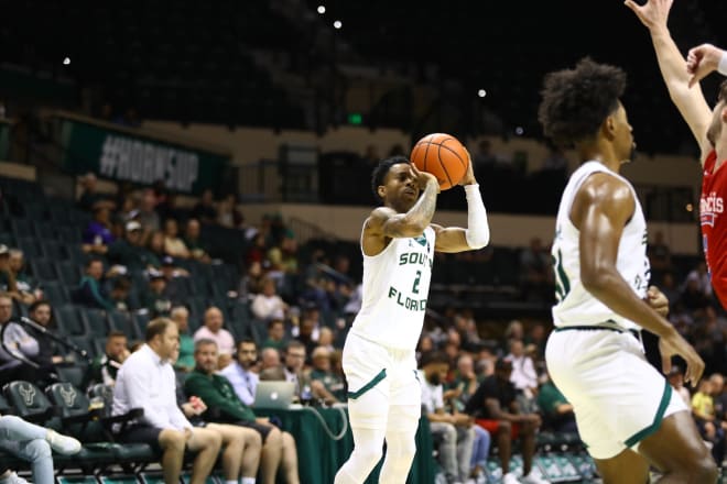 Harris helped guide the USF offense with 11 second half points