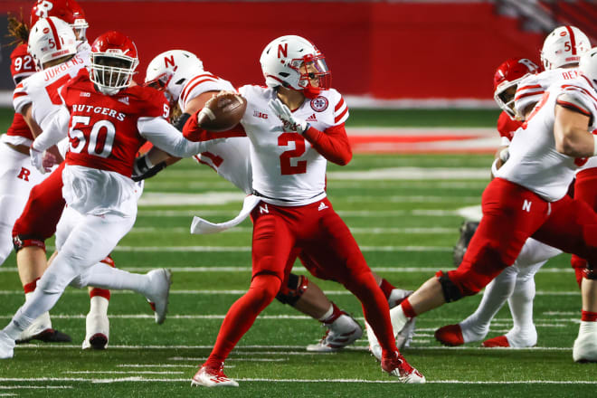 Nebraska quarterback Adrian Martinez (Getty Images)