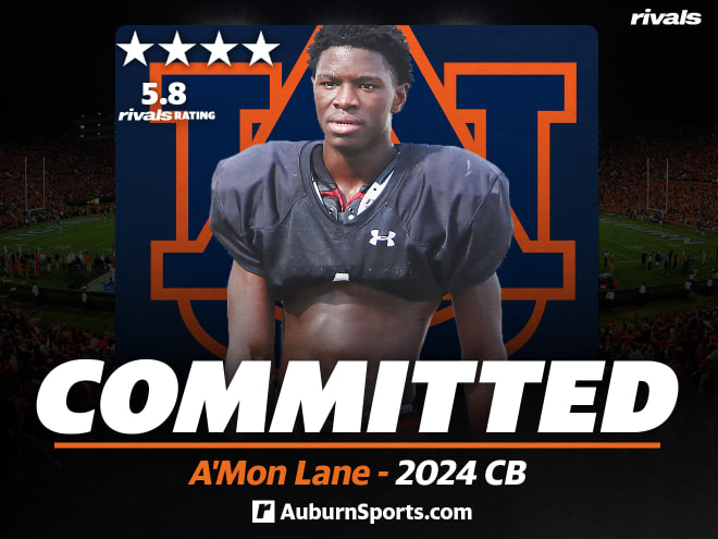 A'Mon Lane is Auburn's first commit in the 2024 class.