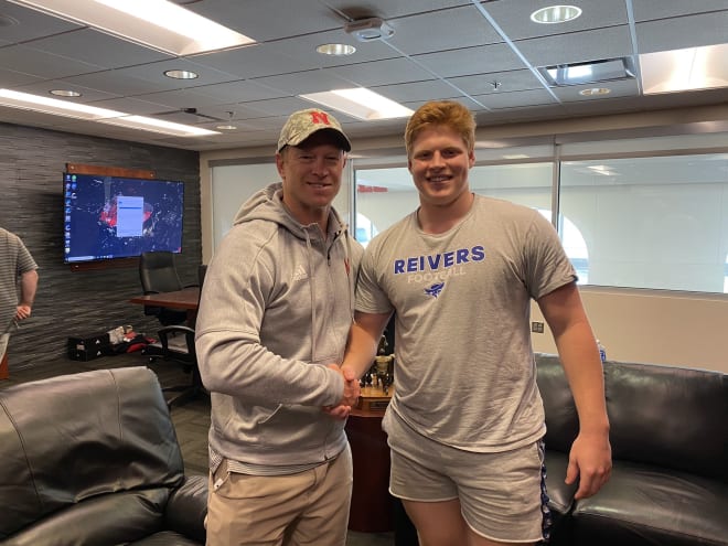 Nebraska offered Iowa Western defensive lineman Jordan van den Berg on Friday after a private workout. 