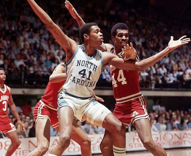 Tar Heel legend Sam Perkins helped lead UNC to consecutive national title games, including winning it in 1982.