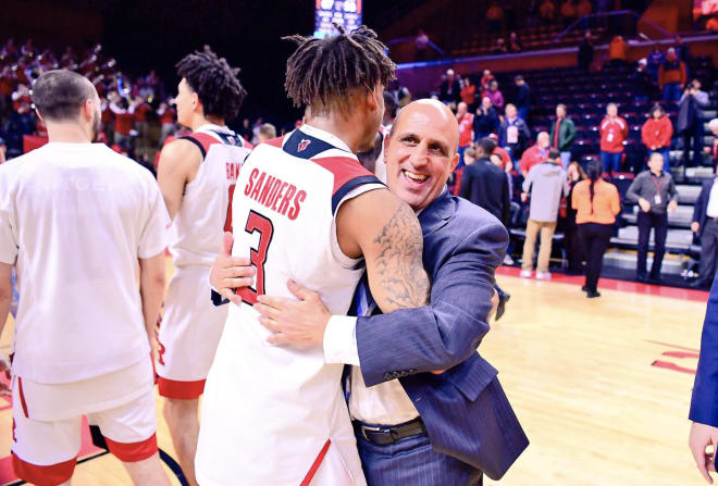 Greg "Shoes" Vetrone with former guard Corey Sanders