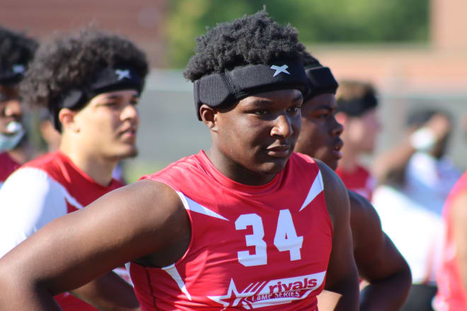 2024 Del City DL David Stone holds a Texas Tech offer
