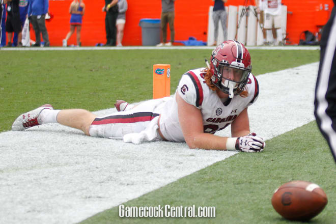 USC tight end Hayden Hurst reflects on missing a last-minute touchdown catch last Saturday at Florida. Hurst and the Gamecocks can become bowl eligible Saturday with a win over Western Carolina in the 2016 home finale at Williams-Brice Stadium.