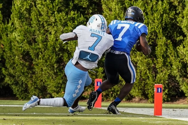 Opt outs are wllowing Eugene Asante (pictured) and a few other Heels valuable experience over the next two weeks.