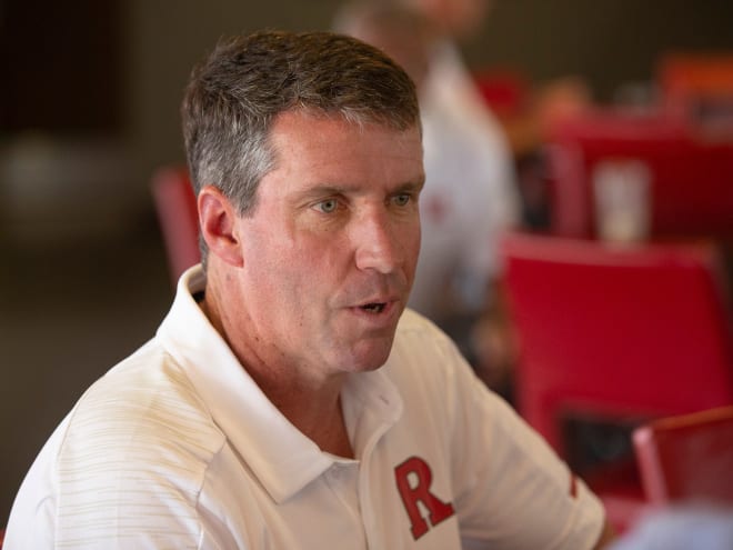 Rutgers Offensive Coordinator John McNulty. Photo | Peter Ackerman