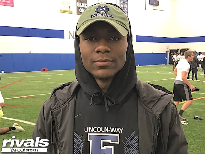 Notre Dame saw 2020 WR AJ Henning earlier today. 