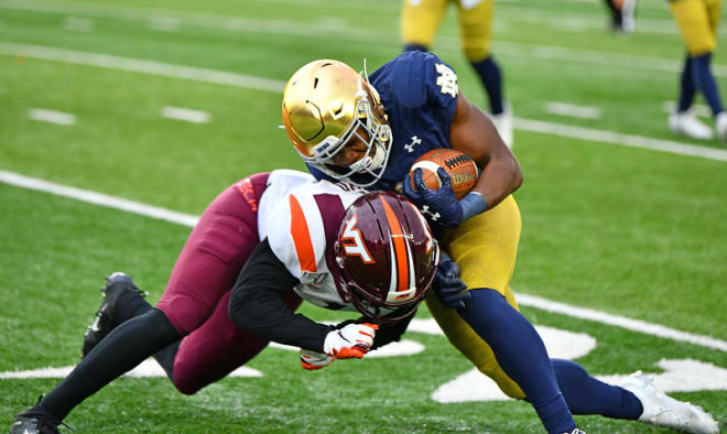 Notre Dame Fighting Irish football running back/wide receiver Jafar Armstrong