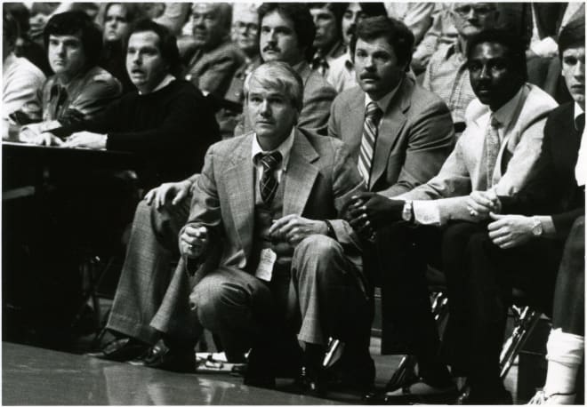 Lee Rose, shown here on the sidelines in 1980, directed Purdue to its most recent Final Four visit 36 seasons ago.