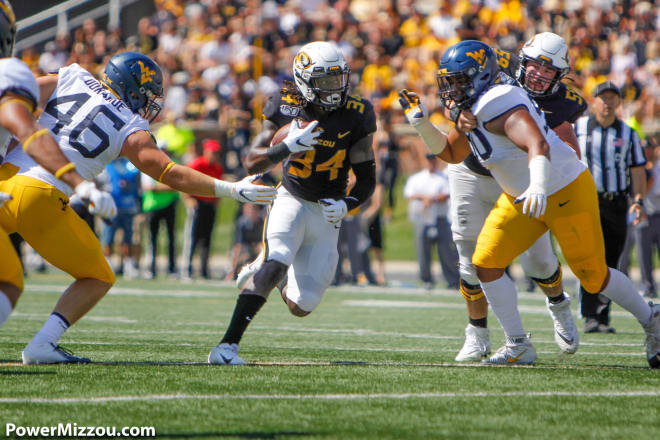 Larry Rountree III ran for 99 yards and a touchdown against West Virginia.
