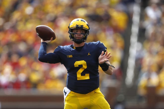 Shea Patterson and Michigan have averaged 50 points a game the last three weeks. 
