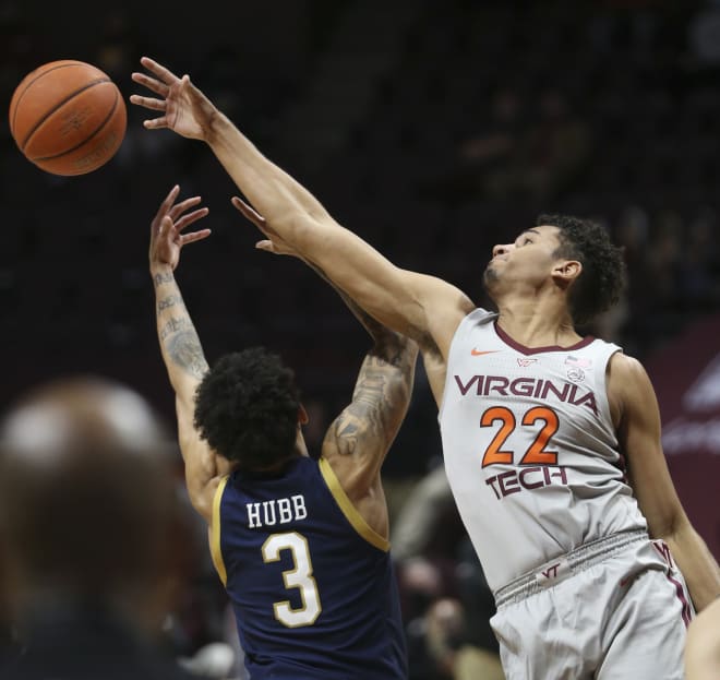 Virginia Tech Hokies basketball Keve Aluma