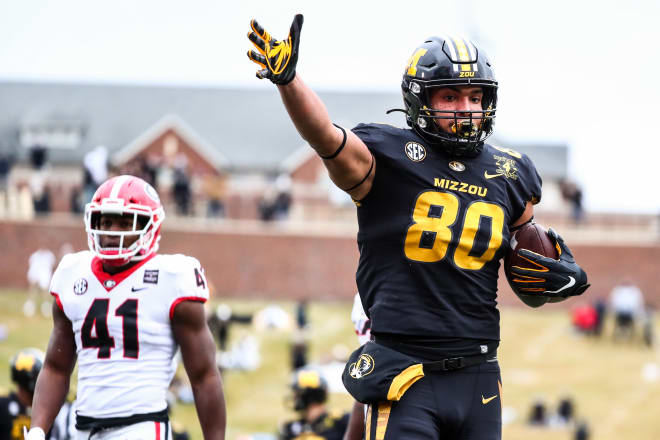 Messiah Swinson has only caught two passes during his first three years at Missouri, but he has a chance to take on a larger role this season.