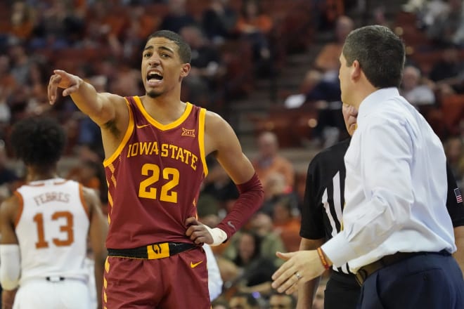 Iowa State's leading assist man and rebounder Tyrese Haliburton will miss the remainder of the season due to a fractured left wrist.