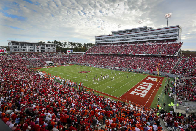 NC State Wolfpack football Carter-Finley Stadium.